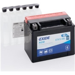 Bateria de mota Exide ETX12-BS 12V 10Ah 150A AGM - 1